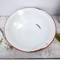 Bassine Email Liseré Rouge -Jardin Fournitures Boutique 2b63cde3 7166 4054 b69a fcd14fce4169