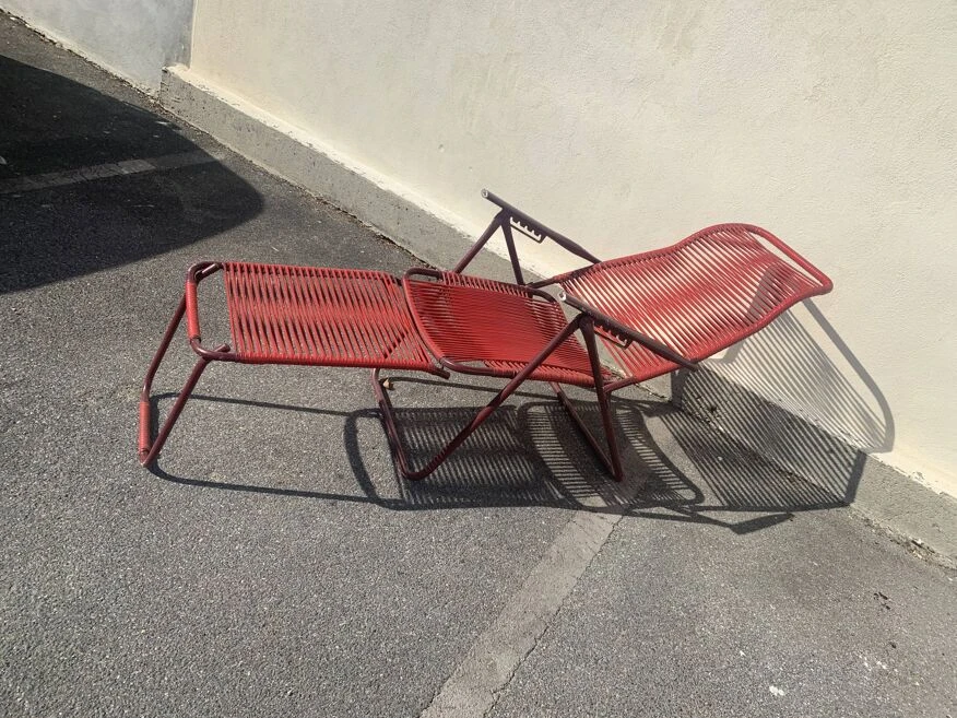 Chaise Longue Scoubidou Années 50 9 Chaise Longue Scoubidou Années 50 – Image 7