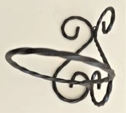 Porte-plantes En Fer Forgé D'angle Vers Les Années 50 Avec Anneau D'accrochage -Jardin Fournitures Boutique 2b85a42e 566b 421c adc3 2f32cbc924c7