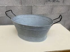 Bassine Lessiveuse Galvanisé Zinc Baignoire Vintage Bac à Fleurs -Jardin Fournitures Boutique 2dd0110d 15a1 4d14 a27e 8bb3ad8eb8b6