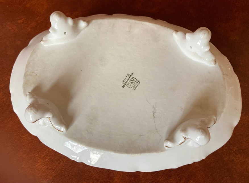 Jardinière Ancienne En Porcelaine De Limoges à Déco De Roses Fin XIXe 6 Jardinière Ancienne En Porcelaine De Limoges à Déco De Roses Fin XIXe – Image 4