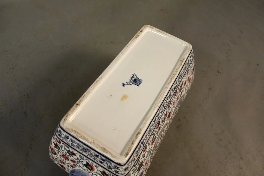 Jardinère De Table En Faïence De Gien 10 Jardinère De Table En Faïence De Gien – Image 8