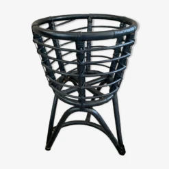 Porte Plant En Rotin