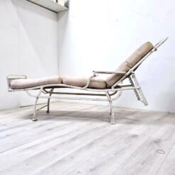 Chaise Longue D’infirmerie Originale En Acier, France Années 1930 -Jardin Fournitures Boutique 2ee28b35 5d43 425e baf4 a055ef3531d8