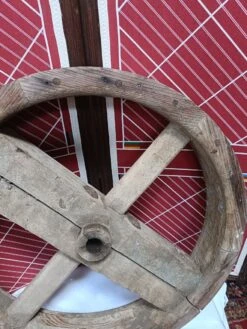 Roue En Bois Ancienne, Poulie Industrielle En Bois -Jardin Fournitures Boutique 2ee97139 802e 449f 929f 1f8d48ff07d7