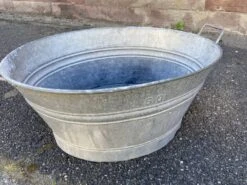 Bassine Vintage En Zinc 60 Litres -Jardin Fournitures Boutique 325c2505 3c67 4813 9b98 445c9fbfc475