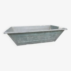 Bassine,bac En Zinc Rectangulaire