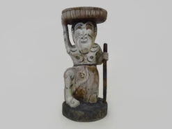 Sellette, Porte Plante, Sculpture Chinoise En Bois Sculpté Polychrome. Début XXème -Jardin Fournitures Boutique 32de6d19 551a 4a65 981c f572c5aad1f6