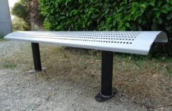 Banc En Métal Perforé -Jardin Fournitures Boutique 344f8da8 ac3f 48c2 8144 638883877681