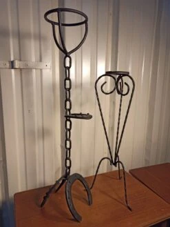 Lot 2 Portes Pots Plantes En Fer Forgé Noir -Jardin Fournitures Boutique 34818b0e 5a1d 4aee 9dec b8801f128588