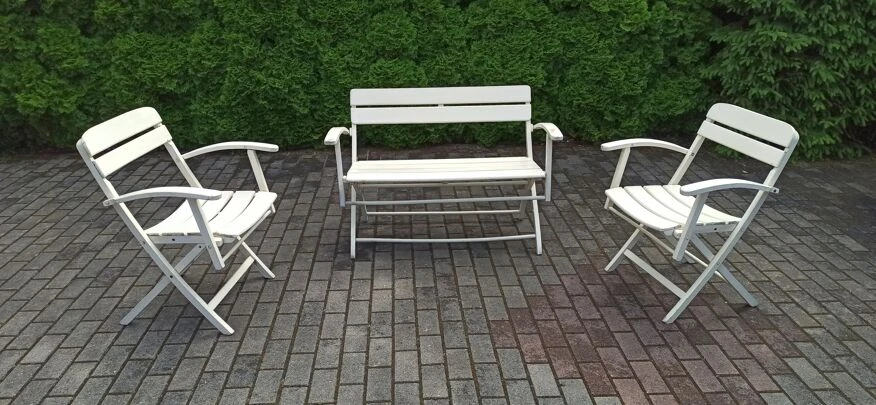 Chaises Solinger Banniza Ensemble De Jardin, Allemagne Années 70. 4 Chaises Solinger Banniza Ensemble De Jardin, Allemagne Années 70. – Image 2