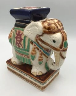 Support Porte-Plante Éléphant En Céramique Sculpture Polychrome Décorative 20 Cm -Jardin Fournitures Boutique 397c032e 1d0b 4ccf a90a 0af08c205a0a