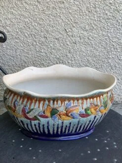 Jardiniere En Barbotine Céramique Emaillee Motif Aux Oiseaux Multicolores Et Bleu Cobalt, Art Deco 21 Jardiniere En Barbotine Céramique Emaillee Motif Aux Oiseaux Multicolores Et Bleu Cobalt, Art Deco -Jardin Fournitures Boutique 39b25321 6b0f 4705 b15c 9142eacf928b