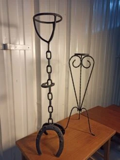 Lot 2 Portes Pots Plantes En Fer Forgé Noir -Jardin Fournitures Boutique 3d1d423f d1d6 44c1 8263 38ffb6e1582b