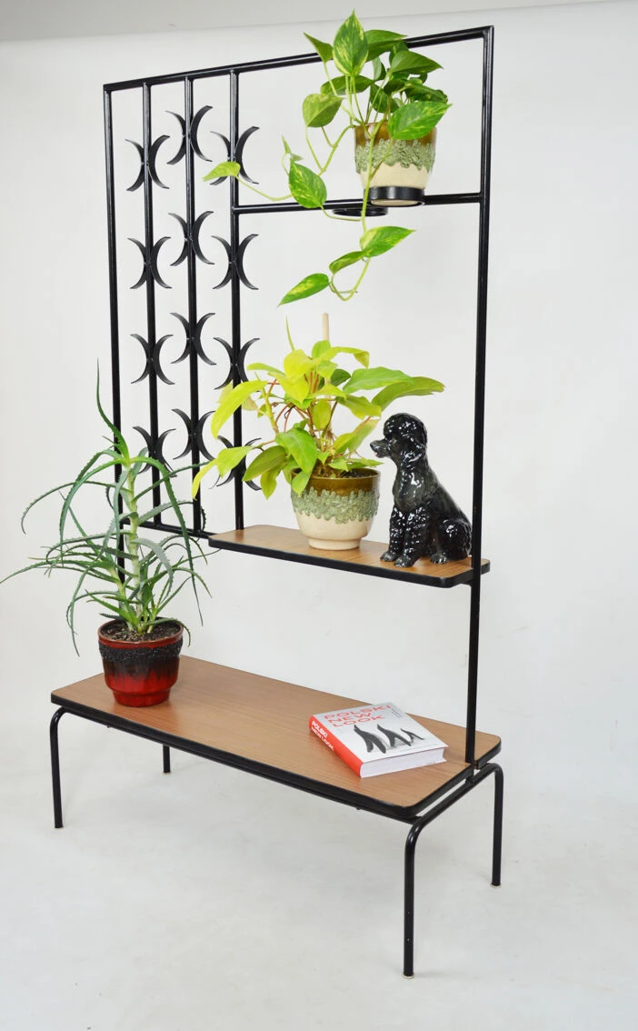 Porte-plante En Métal, Années 1980 14 Porte-plante En Métal, Années 1980 – Image 12