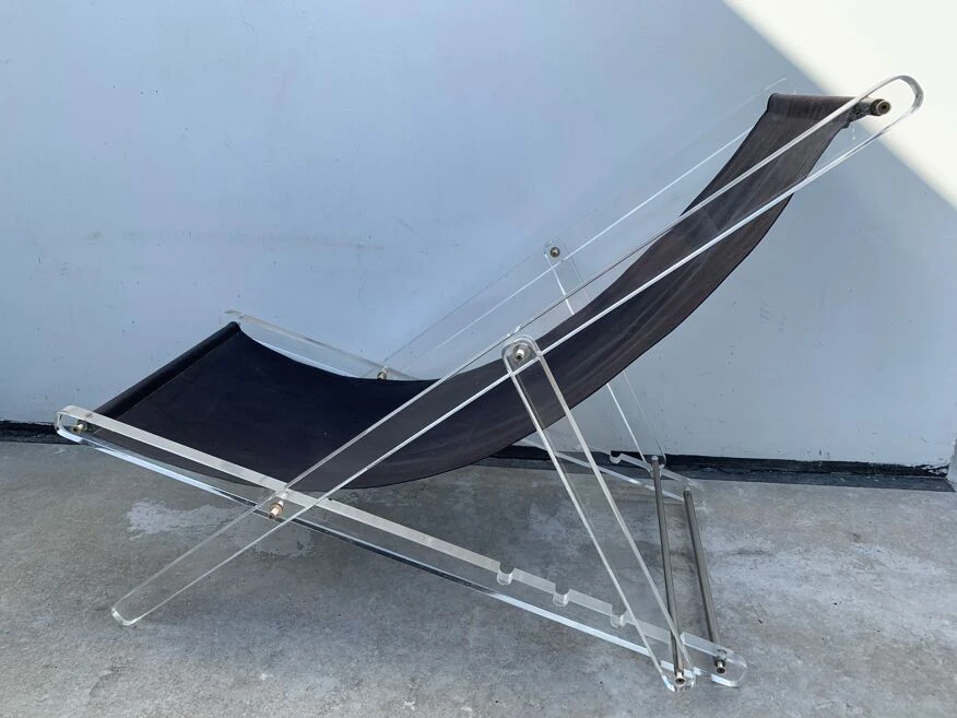 Chaise Longue Pliante En Altuglas, Relax, Bain De Soleil, Chilienne, 1960 10 Chaise Longue Pliante En Altuglas, Relax, Bain De Soleil, Chilienne, 1960 – Image 8