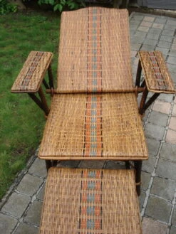 Chaise Longue En Rotin Et Osier Vintage 1920 -Jardin Fournitures Boutique 3f548359 2a54 4bca 9e1c 9bbf30a7e3de