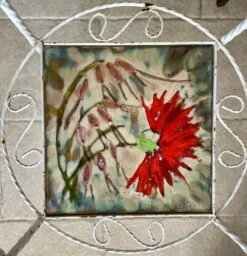 Porte-plante En Fer Forgé Et Céramique Vallauris Signée Vintage -Jardin Fournitures Boutique 3fcf8e6f fb16 44ae 9077 b5e531fad7b5