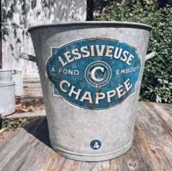 Lessiveuse Ancienne En Zinc Avec Son étiquette D’origine Et Son Couvercle. -Jardin Fournitures Boutique 4001e77d af07 483b 956f 077e0ace8acd