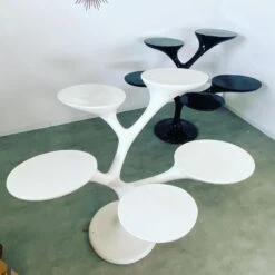 Porte-plante Ou Présentoir De Magasin En Fibre De Verre Vintage, Design Des Années 70/80, Space Age -Jardin Fournitures Boutique 40ce963d a375 4170 bace ba9c3ada3411