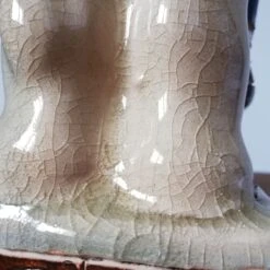 Éléphant Céramique Bleu, Beige -Jardin Fournitures Boutique 410fc237 def2 4b55 b50b 9d588a9e415d