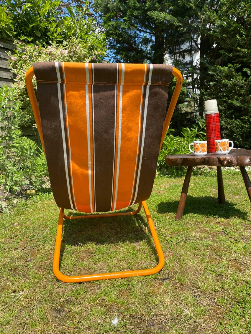 Ancien Transat Vintage Orange 13 Ancien Transat Vintage Orange – Image 11