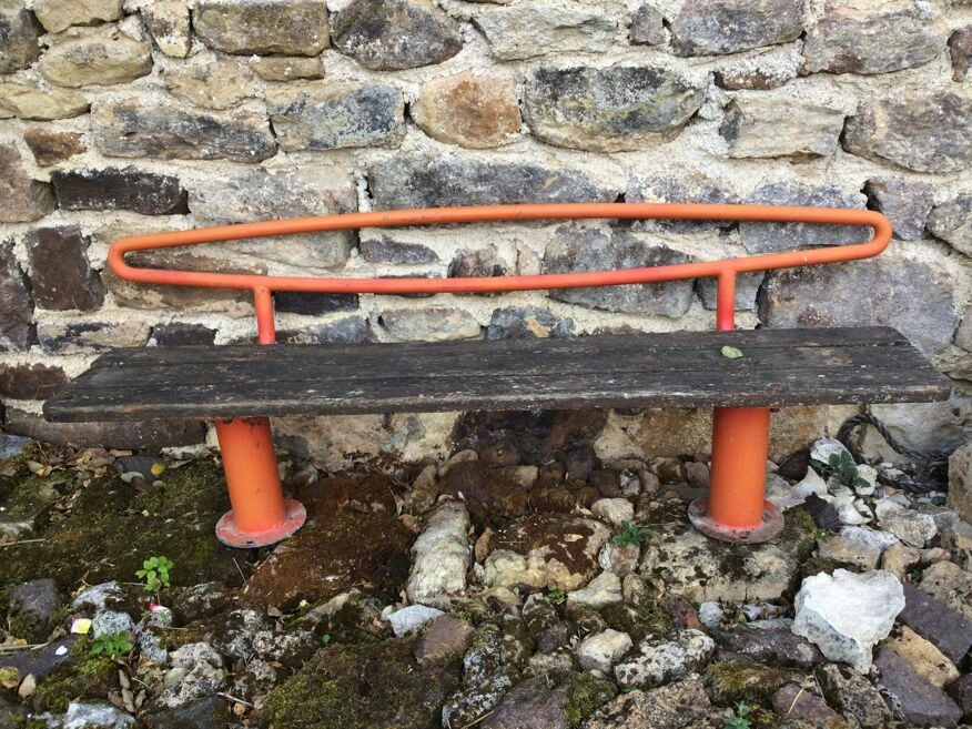 Banc De Jardin Enfant Années 60 4 Banc De Jardin Enfant Années 60 – Image 2