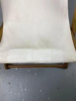 Transat Tissus Blanc Avec Structure En Bois -Jardin Fournitures Boutique 42afe898 3b26 461e a87a bbc68aa885c2