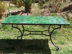 Table Zellige Verte De 160x90 Cm -Jardin Fournitures Boutique 433620bc 1895 4a27 9fe0 2dcda591a336