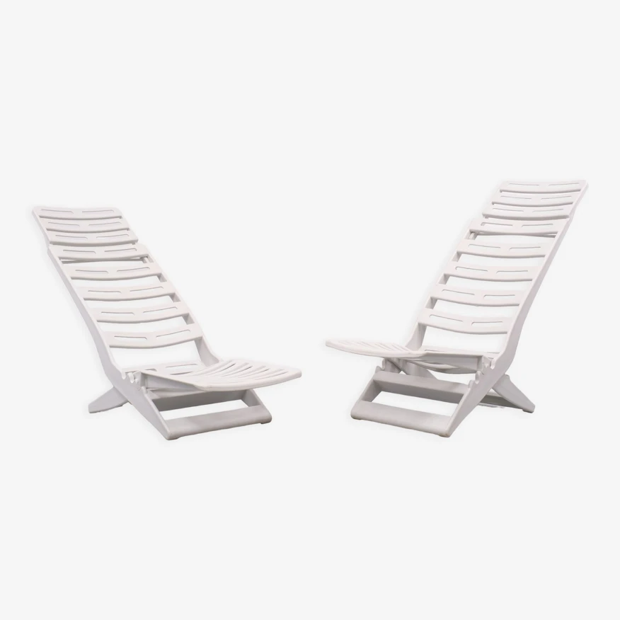 Chaises Pliantes Fanini Fain Ascoli Piceno Maratea, Années 1970, Italie 3 Chaises Pliantes Fanini Fain Ascoli Piceno Maratea, Années 1970, Italie