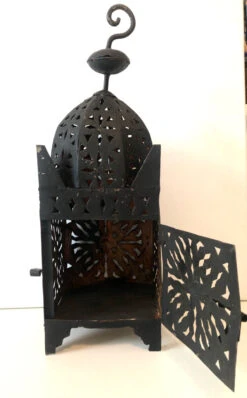 Lanterne Marocaine Noire Métal -Jardin Fournitures Boutique 44b02530 db93 465a ad6a 25b936f4d9af