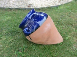 Pot De Fleur Mural En Terre Cuite Vernissée Bleue 18 Pot De Fleur Mural En Terre Cuite Vernissée Bleue -Jardin Fournitures Boutique 46de8c17 75dc 4bf4 9142 d9eef720c77e