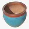 Cache Pot En Terre Vernissé Turquoise, Jaspé -Jardin Fournitures Boutique 475d7af0 ba04 48e7 8446 5f30ecaffd78