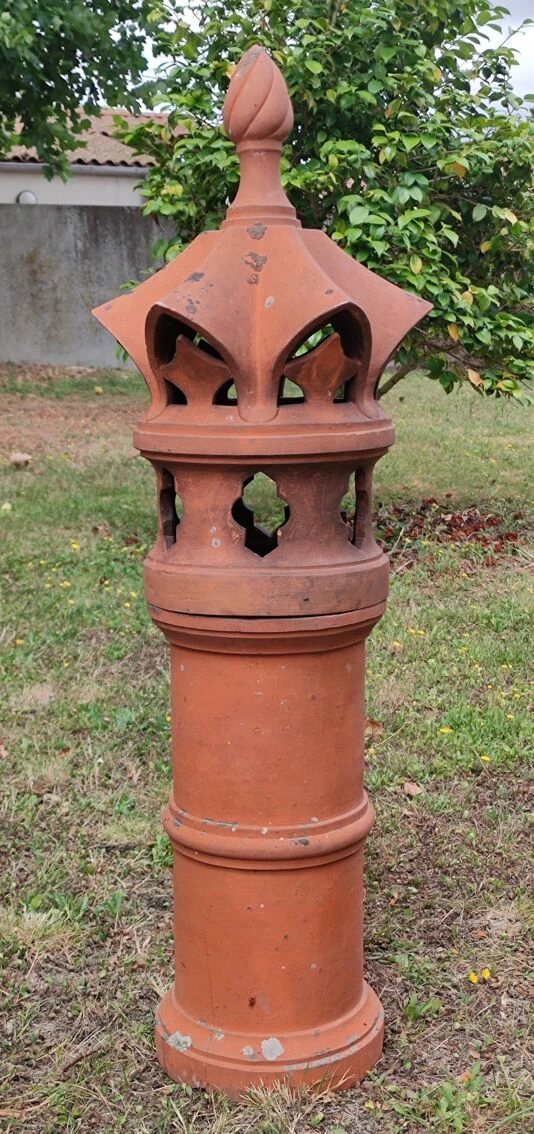 Ancienne Lanterne De Jardin /mitre En Terre Cuite 7 Ancienne Lanterne De Jardin /mitre En Terre Cuite – Image 5