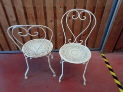 Paire De Chaises En Fer Forgé Année 40 -Jardin Fournitures Boutique 48078f15 1563 46f4 8291 8d6e65471372