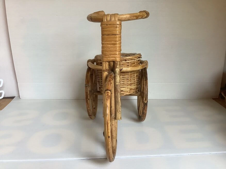 Cache Pot Vélo Bambou Osier Rotin 6 Cache Pot Vélo Bambou Osier Rotin – Image 4