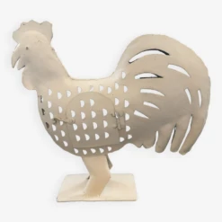 Lanterne Coq Blanc