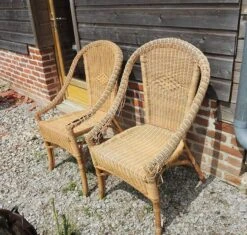 Ancien Salon En Rotin Clair : Table & 2 Fauteuils 19 Ancien Salon En Rotin Clair : Table & 2 Fauteuils -Jardin Fournitures Boutique 498b68ee 10a3 4b45 913b 7873813cdc0c