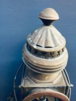 Paire D'anciennes Lanternes De Fiacre En Cuivre Vers 1900 -Jardin Fournitures Boutique 4a427eda 8183 427f b7ee e3d35331abdd