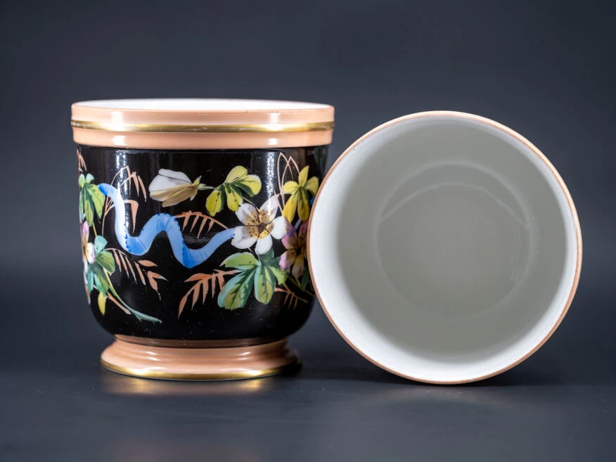 Paire De Jardinières En Faïence, Début XXe Siècle 7 Paire De Jardinières En Faïence, Début XXe Siècle – Image 5