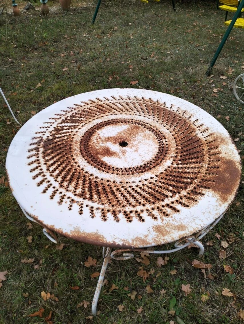 Salon De Jardin Fer Forgé 6 Salon De Jardin Fer Forgé – Image 4