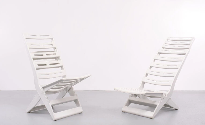 Chaises Pliantes Fanini Fain Ascoli Piceno Maratea, Années 1970, Italie 7 Chaises Pliantes Fanini Fain Ascoli Piceno Maratea, Années 1970, Italie – Image 5