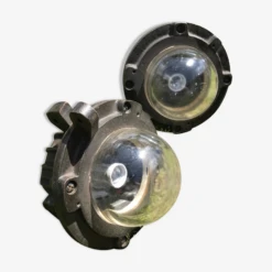 2 Lampes Coursive Industrielle