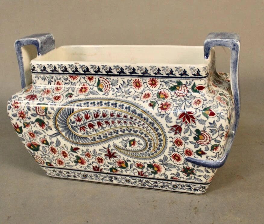 Jardinère De Table En Faïence De Gien 7 Jardinère De Table En Faïence De Gien – Image 5