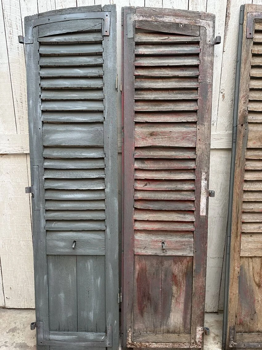 Lot Volets Persiennes Bois 10 Lot Volets Persiennes Bois – Image 8