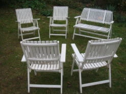 Lot De 4 Fauteuils Et Un Banc R.Gleizes Youpy -Jardin Fournitures Boutique 4dd83525 e0d9 43af a386 544cc47e41a8