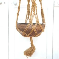 Suspension Porte Plante Céramique Et Tressage Corde -Jardin Fournitures Boutique 4f3b4a4c 5cbd 484f 9335 d4794328e4ff