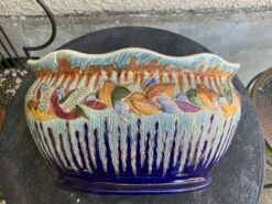 Jardiniere En Barbotine Céramique Emaillee Motif Aux Oiseaux Multicolores Et Bleu Cobalt, Art Deco 20 Jardiniere En Barbotine Céramique Emaillee Motif Aux Oiseaux Multicolores Et Bleu Cobalt, Art Deco -Jardin Fournitures Boutique 4fa48ca4 2c0d 4dc7 b52d 5afa27fa8df1