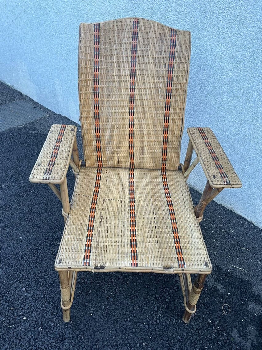 Chaise Longue Rotin 8 Chaise Longue Rotin – Image 6