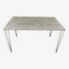 Table De Jardin En Acier Perforé Blanc Des Années 1950 -Jardin Fournitures Boutique 540928c1 f7c3 4f19 9bac 329e752d9ab8